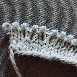 Knit two together: Step two