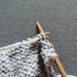 Purl two together: Step two