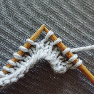 Slip slip knit: step One